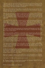 Prayer Card of the Crusade of Reparation to the Eucharistic Heart of Jesus